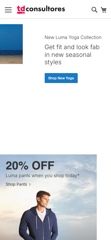 Magento 2.4 E-commerce mobile