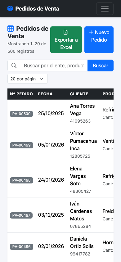 CRUD ASP.Net Core Razor mobile