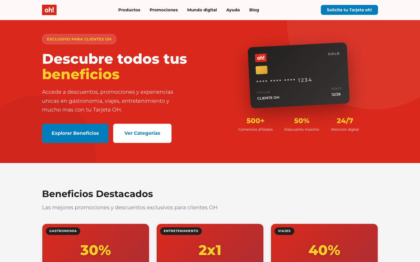 Financiera OH desktop