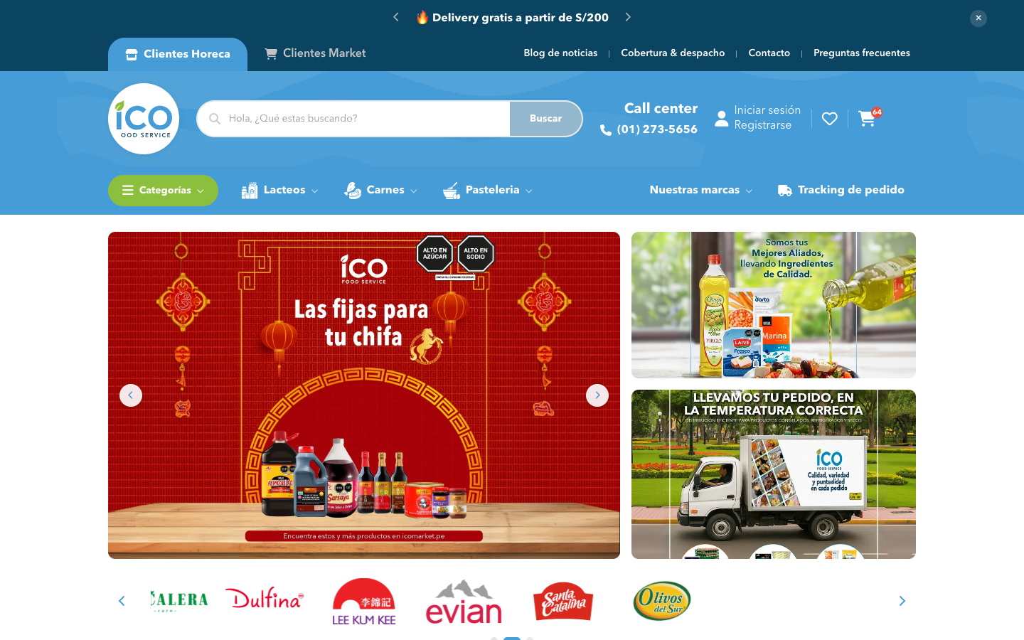 ICO Food Service desktop