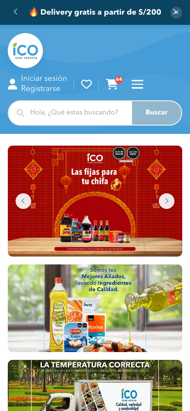 ICO Food Service mobile