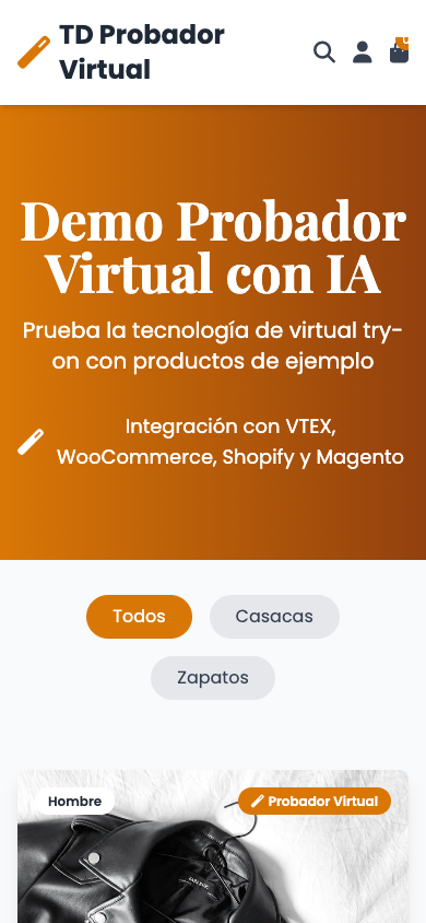 Probador Virtual mobile