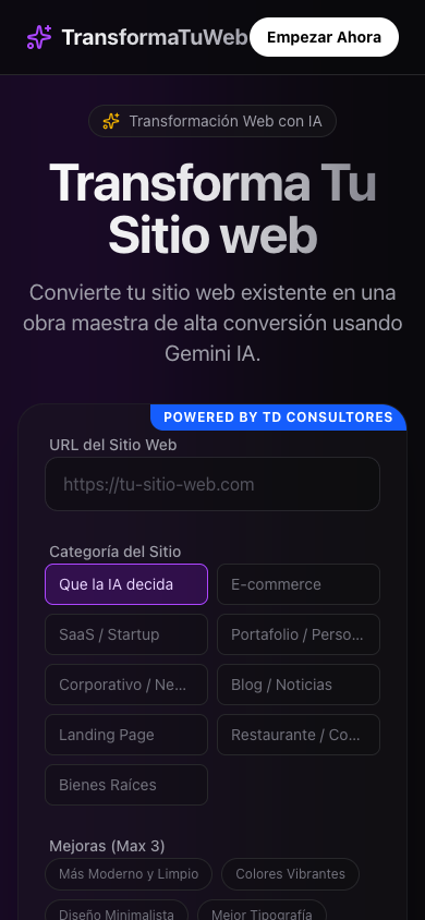 Transforma tu Web mobile